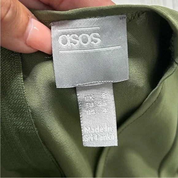 ASOS Kimono Sleeve V Neck Midi Pencil Dress Size 4 - Picture 4 of 7